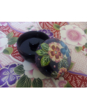 Tea box with Yuzen motifs in violet