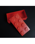 Bento box big Lego type red