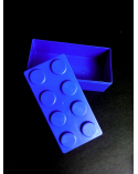 Bento box Lego type big blue