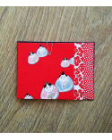Kit papel origami 2+2+2 hojas en rojos. 7,5x7,5cm.