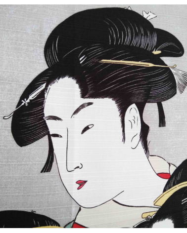 Furoshiki. Tres bellezas (48 cm x 48 cm)