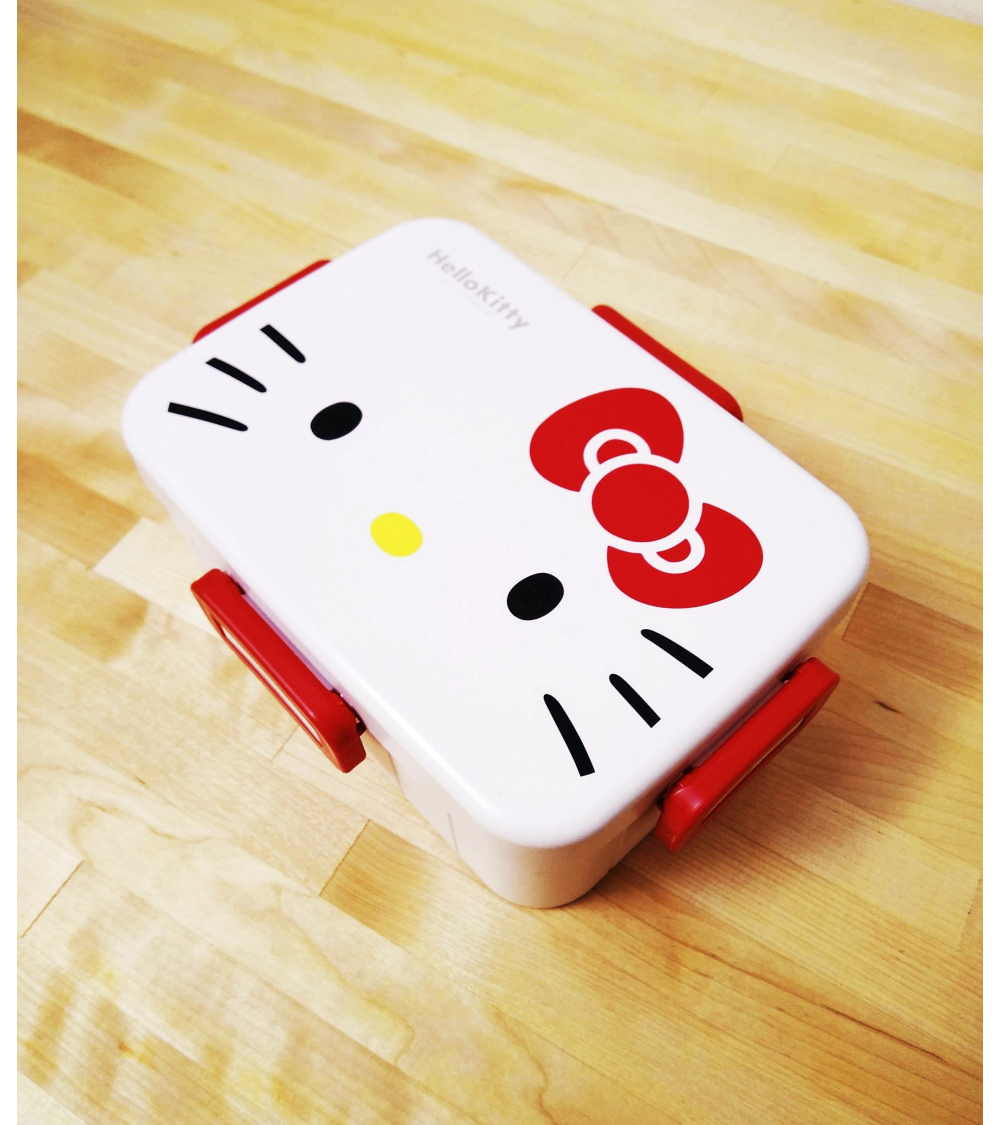 Bento box Hello Kitty 650ml blanca.