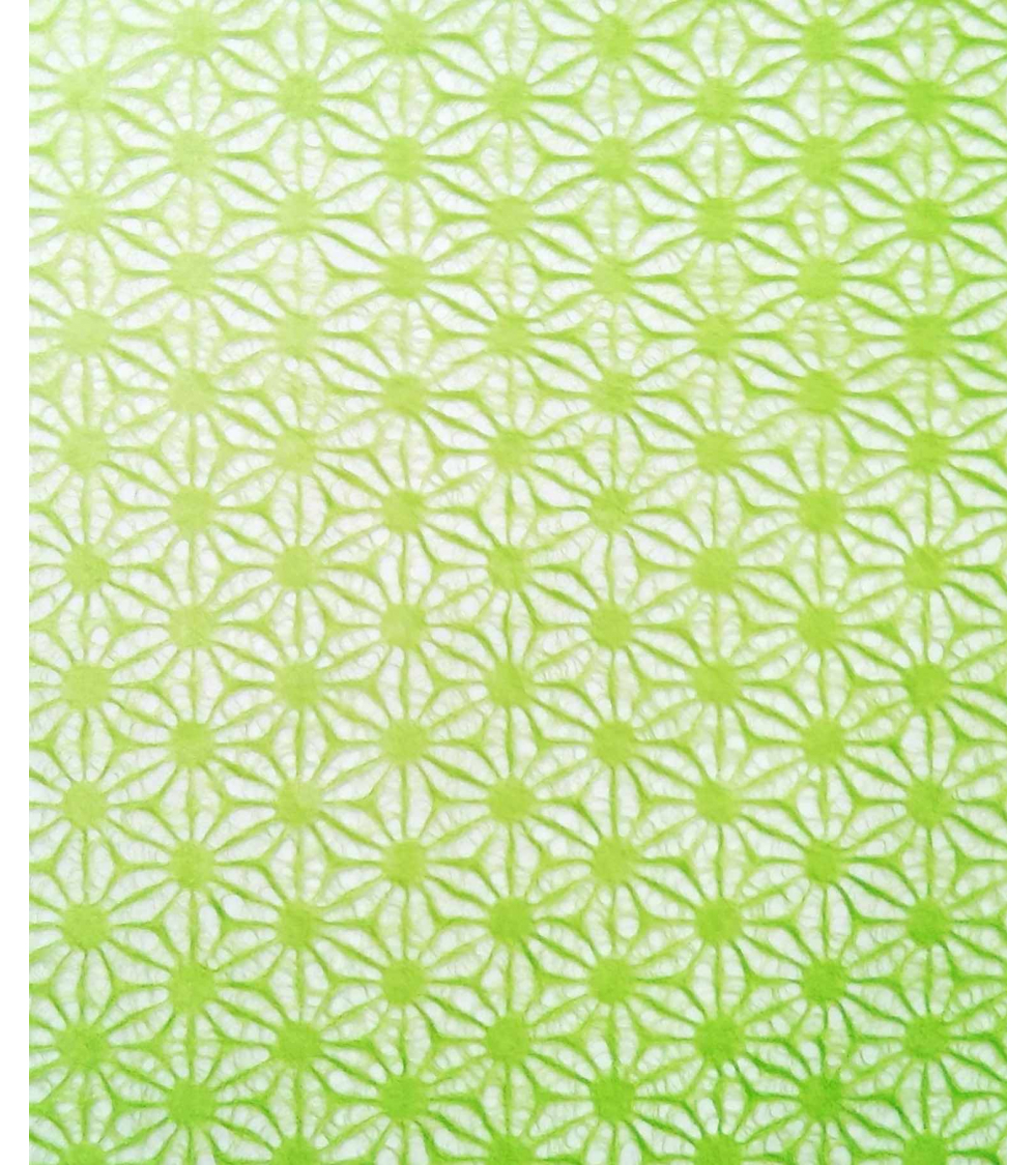 Japanese Tissue paper with seigaiha pattern.