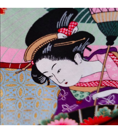 Japanese fabric Bijin (Beauties).