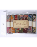 Set de 7 rollos chirimen japonés con motivos vintage