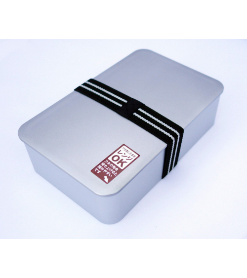 Bento box (Lunch box) silver book
