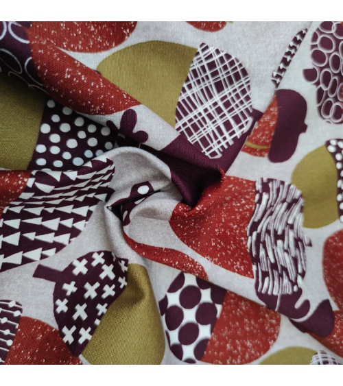 Japanese Oxford fabric "Acorns".