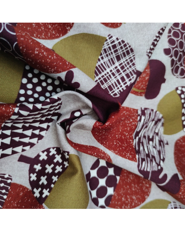 Japanese Oxford fabric "Acorns".