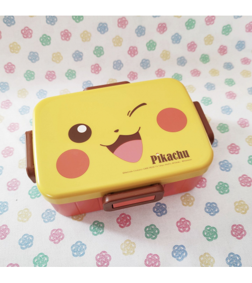 Bento box kawaii Pokemon Pikachu 650ml amarilla.