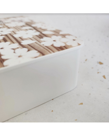 Bento box (Lunch box) sakura blanco