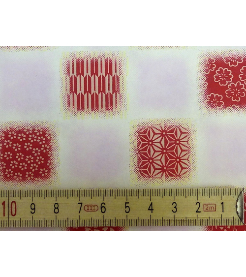 Papel Chiyogami cuadrados con motivos tradicionales