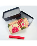 Bento box (Lunch box) yuzen rosa grande
