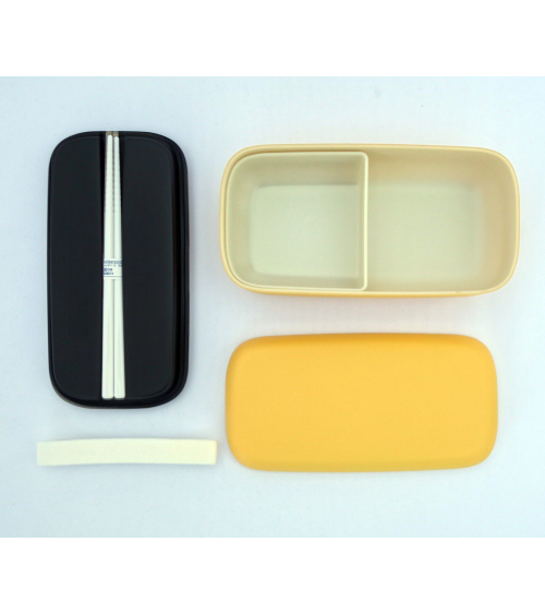 Bento box (Lunch box) basic amarilla