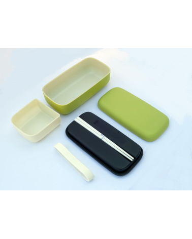 Bento box (Lunch box) basic verde