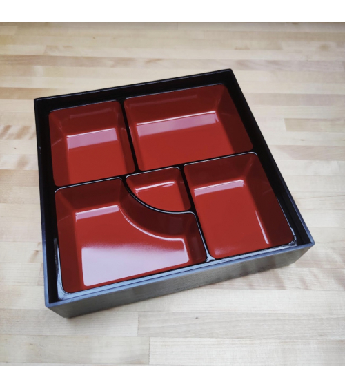 Bento box (lunch box) Shokado de un piso para Osechi Ryori