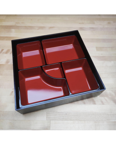 Bento box (lunch box) Shokado de un piso para Osechi Ryori