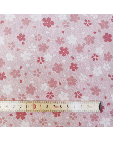 Japanese fabric. Sakura and Samekomon pink.