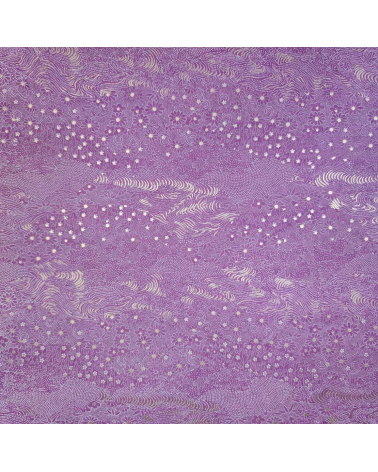 Chiyogami paper of traditional motifs in magenta
