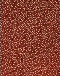 Chiyogami paper gold dots on red