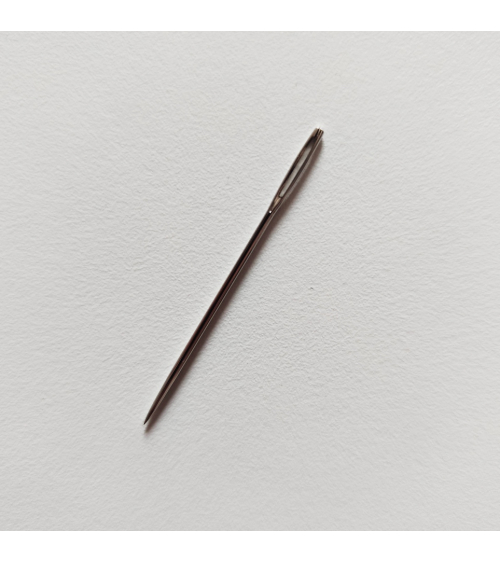 One long needle for sashiko (Japanese embroidery)