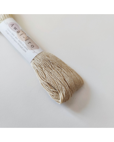 Sashiko (Japanese embroidery) 'Awai-iro' thread 40m. Subdued tones.