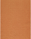 Chiyogami paper in a red and gold checkerboard.