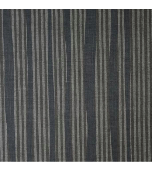 Tela dobby japonés de líneas en gris Topo.