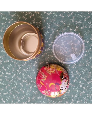 Cajita de lata para té Heian Hime